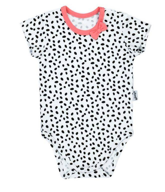 175095 Body z krótkim rękawem "Alice" Nicol - kropki