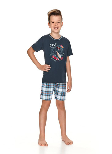 2746, 2747 Ivan piżama chłopięca Taro -turkusowy