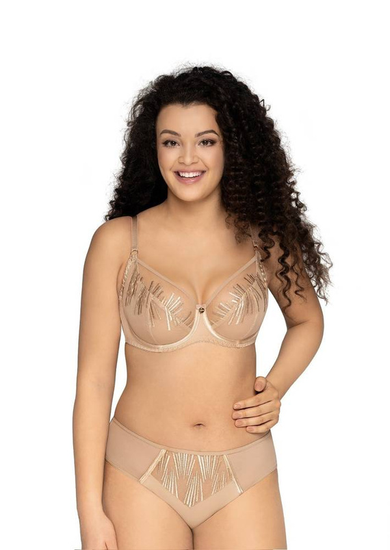 1942 Biustonosz miękki Ava bordowy