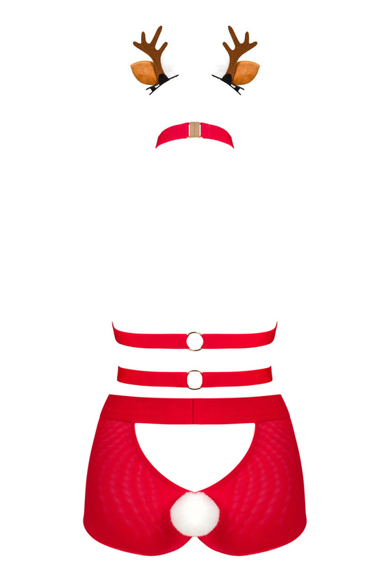 Ms Reindy strój Pani Renifer Obsessive czerwony