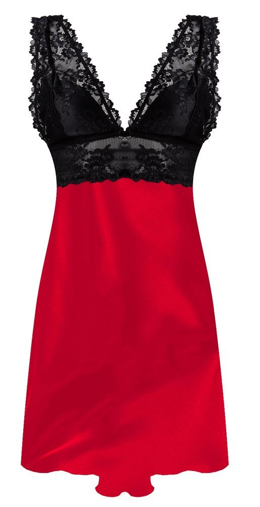 Cleo Koszulka satynowa damska DKaren - czerwona