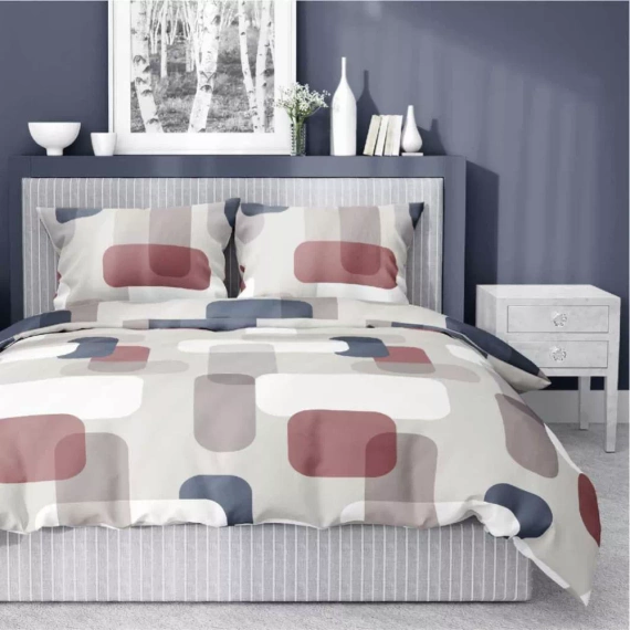 5487 B Pościel satynowa Detexpol Satin Stories szary| 100% bawełna, splot satynowy, zamek, opakowanie prezentowe