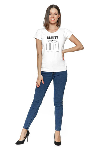 BD1300-101 Bluzka damska Moraj - biały