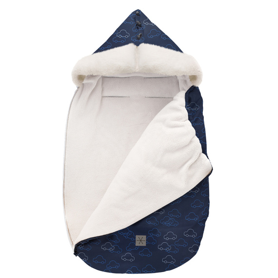 Winter Śpiworek do fotelika Pinokio - granat