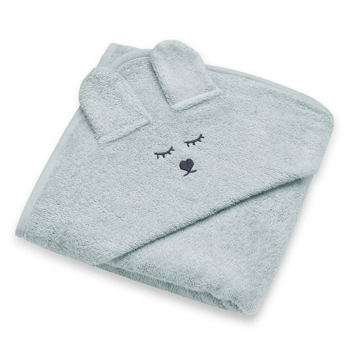 Ręcznik bambusowy z uszami Yosoy - szałwiowy