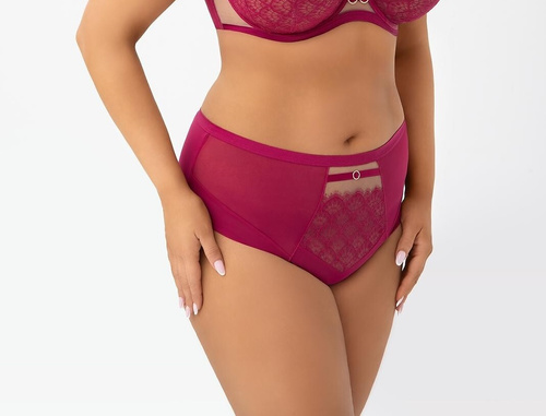 Figi brazyliany B006 Dayana Gorsenia różowe tiul koronka