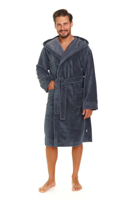 7135 Szlafrok unisex bambus Doctor Nap - grey