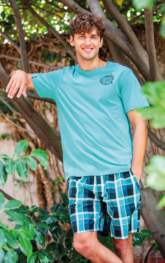 MNS 630 Piżama Męska Key - zielona