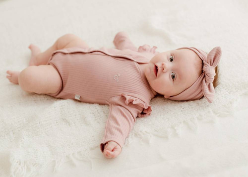 Basic Body niemowlęce rozpinane Koala - różowe