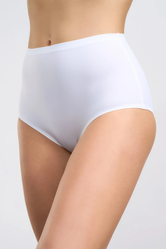 3151 Spiman Bianco Figi Modelujące Wysoki Stan Bezszwowe z Mikrofibry
