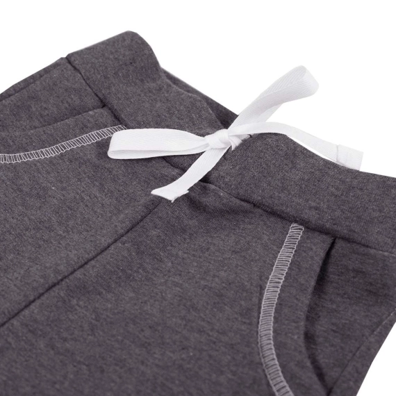 UNIQUE Spodnie dresowe z łatkami Ewa Klucze - granat 