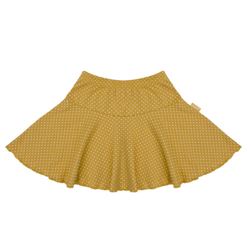 141290 Spódniczka bawełniana Nicol - musztardowy