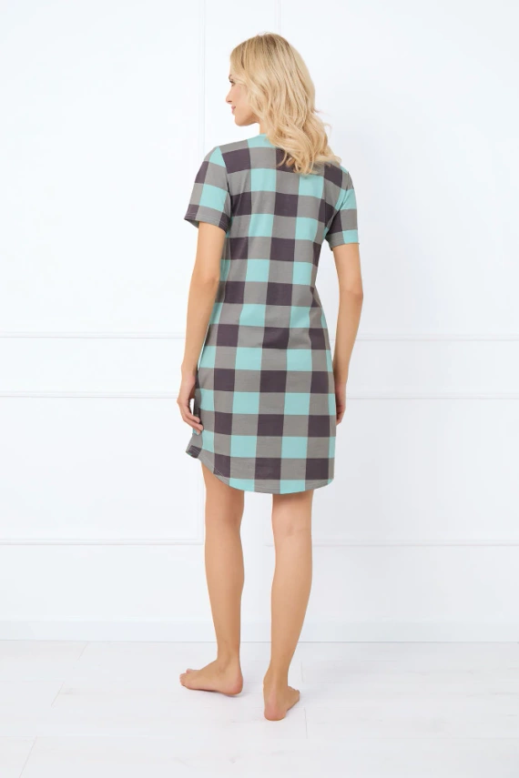 Sandra koszula nocna i do karmienia, krótki rękaw Italian Fashion