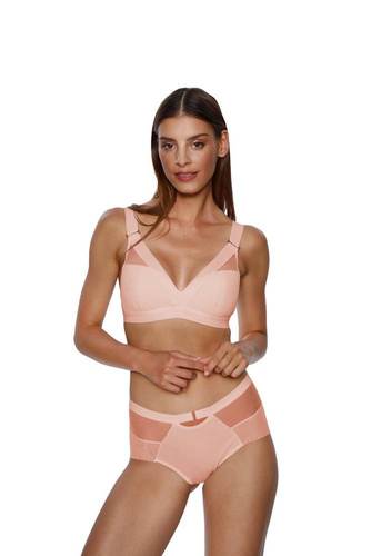 Lara WB-748 Biustonosz Sportowy Kinga różowy