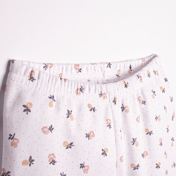 Nicol 220036 piżama dziewczęca bawełna 100% miękka wygodna w kwiatki