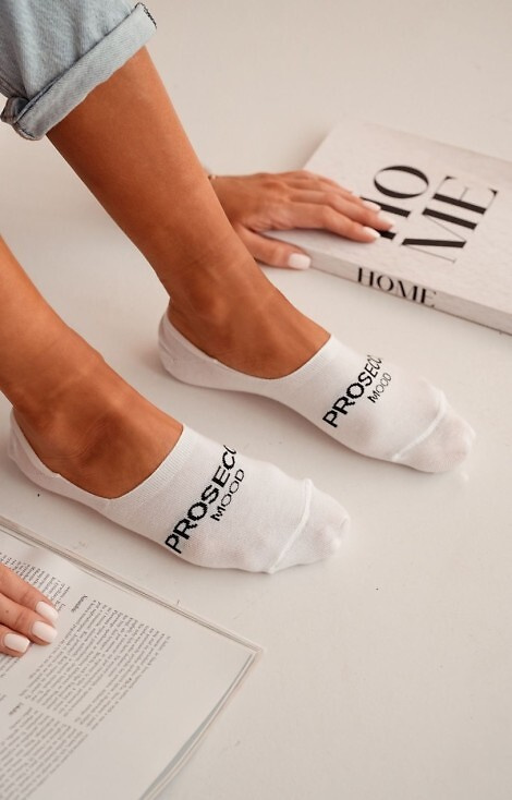 0576-026 Prosecco Mood Mokasynki Microstopki Milena - biały