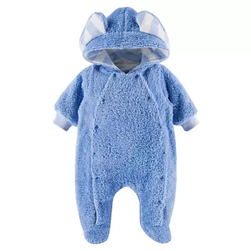 Mellow Kombinezon z kapturem Eevi - niebieski