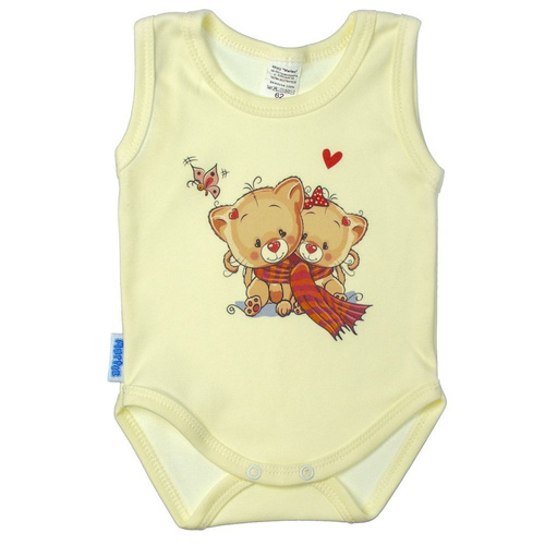 Koala body niemowlęce ramiączkach Martex turkusowy