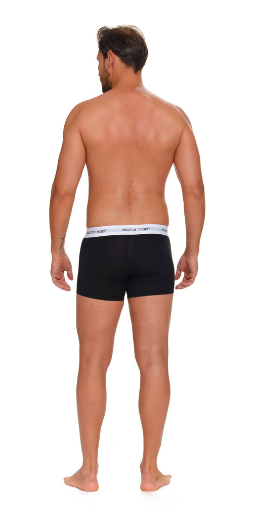 5277 bokserki męskie 3-pak Doctor Nap - black melange red