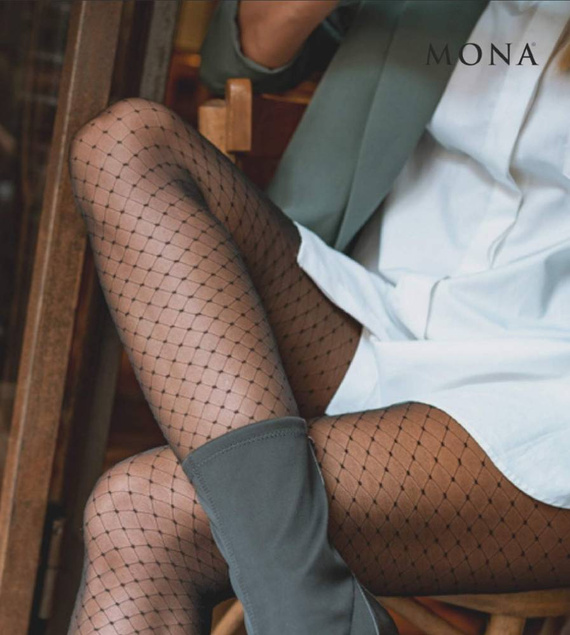 Allure Rajstopy damskie Mona 20 den - nero