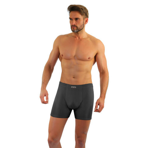 BM04 Lizard Bokserki męskie Sesto Senso - grafitowy