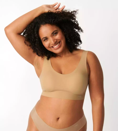 10186804 Zero feel Top na ramiączkach Sloggi - cognac