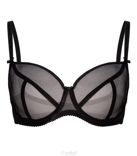 Janette Biustonosz Miękki Unikat - czarny