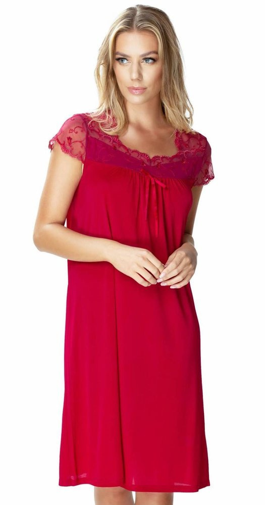 6279 Dolce Vino halka koszula nocna damska Mewa burgund