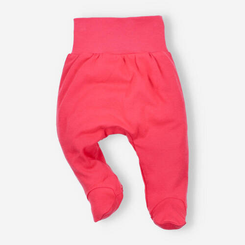 Kolorowy Las Półśpiochy z bawełny organicznej Nini malinowy