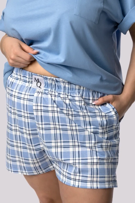 Joy shortsleeve Piżama damska Mona sky blue 