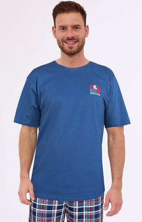 326/286 Never 3 Piżama męska Cornette jeans	