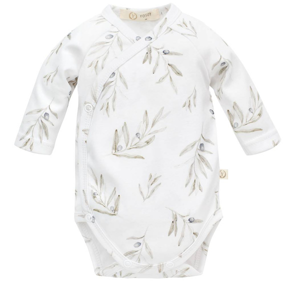 Olives Body rozpinane z bawełny organicznej Yosoy