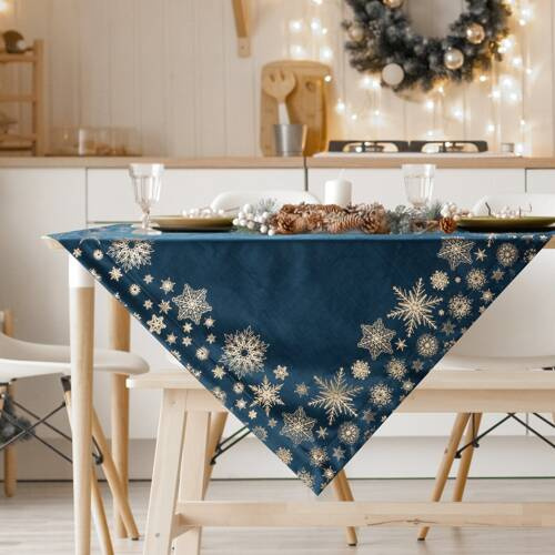 Joy 2 obrus świąteczny Eurofirany granatowy
