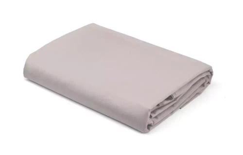 Pure prześcieradło satynowe z gumką jednobarwne Detexpol pudrowy róż