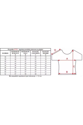 86556 Otto Koszulka damska Mewa granatowy