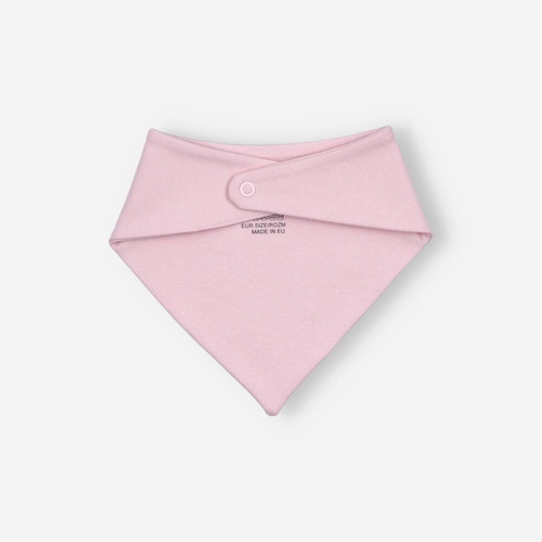 KAR-0015/JRO Apaszka niemowlęca gładka Lagarto Verde - różowy