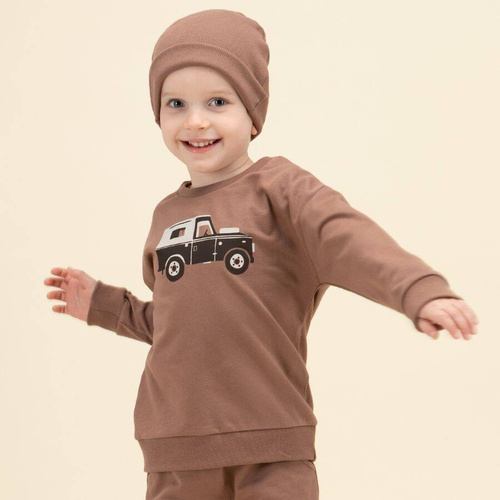 Safari Bluza dla chłopca Pinokio - brązowy
