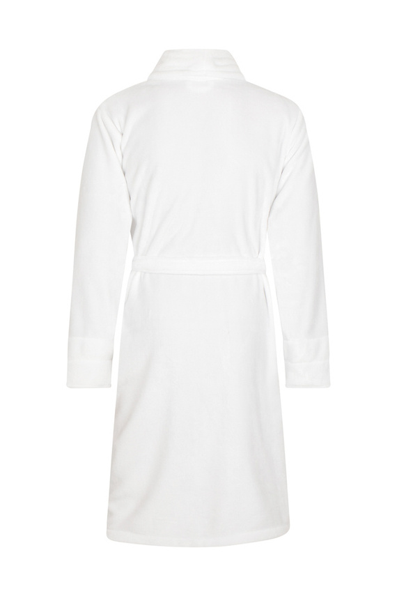 Elen Szlafrok damski polarowy ByShelly - biały