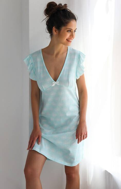 Sensis Greta koszula nocna  - miętowy