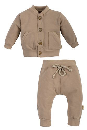 11196JL "Joy Latte" Dres niemowlęcy Makoma brązowy