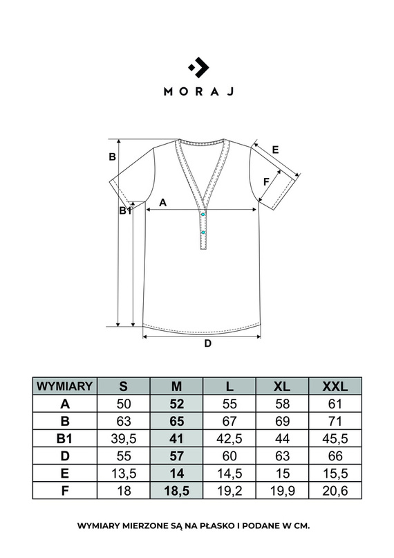 BD2300-004 Bluzka damska Moraj - turkusowy