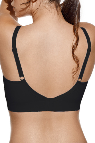 Jana Biustonosz do karmienia Selene czarny– bezfiszbinowy, oddychający