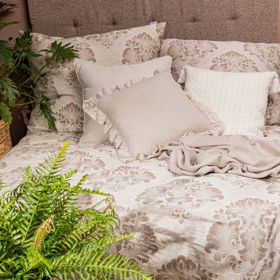 Seville Poszewka lniana Eurofirany kremowy