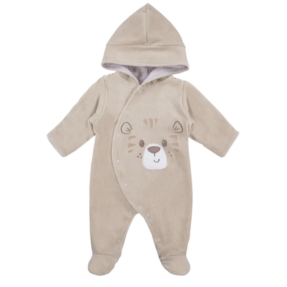 "Baby Love" Pajac welurowy Ewa Klucze - niebieski