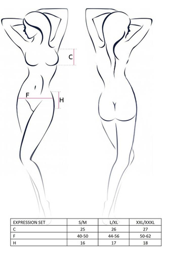 Expression Set Komplet Passion czarny