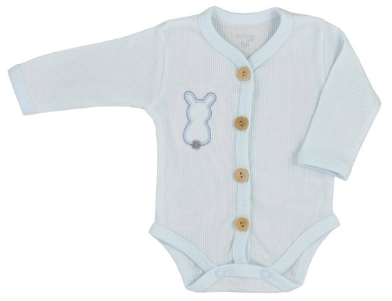 Szaraczek Body niemowlęce rozpinane Koala - niebieskie