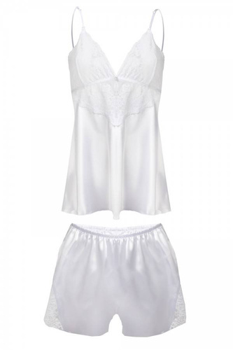 Clementina Komplet piżama damska DKaren- biały