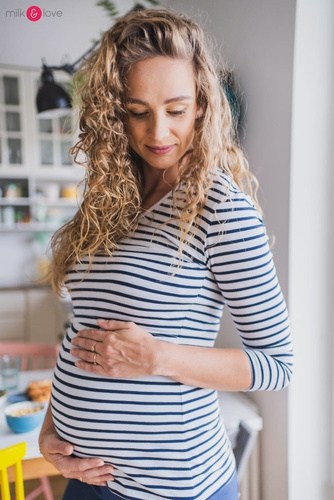 Milk Shirt bluzka ciążowa i do karmienia Milk&Love mango mohito