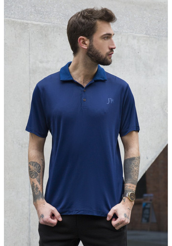 6318 Koszulka t-shirt Polo James Bradley granatowy