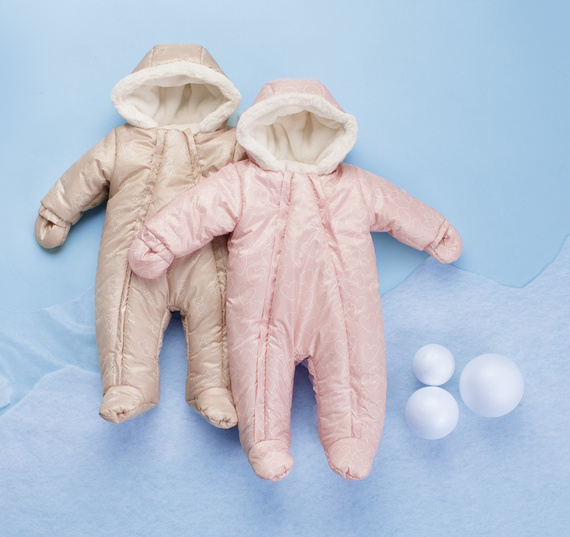 Winter Kombinezon niemowlęcy zimowy Pinokio - beżowy